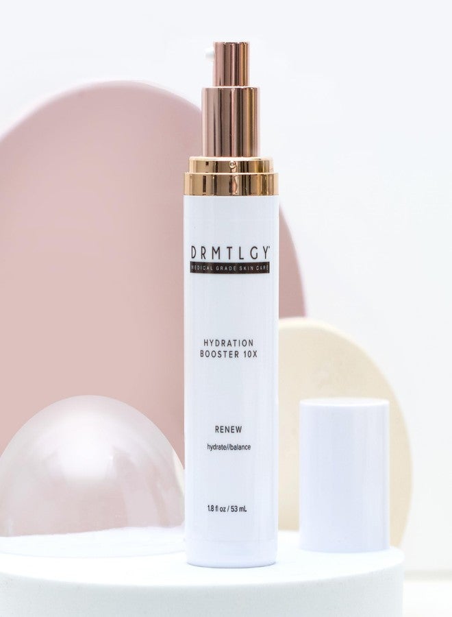 DRMTLGY Hydration Booster 10X – Hyaluronic Acid Serum for Intense Hydration & Skin Plumping – With Soybean, Green Tea & Aloe – Reduces Fine Lines & Boosts Moisturizer Absorption – 1.8 fl oz - Image 5